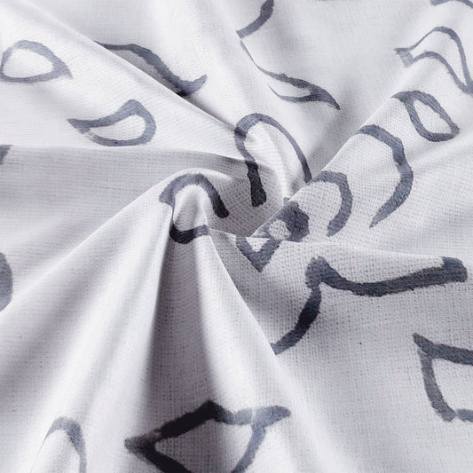 Cotton Blanket - Single Dohar ( 60 x 90 Inches) Blue Grey Elephant