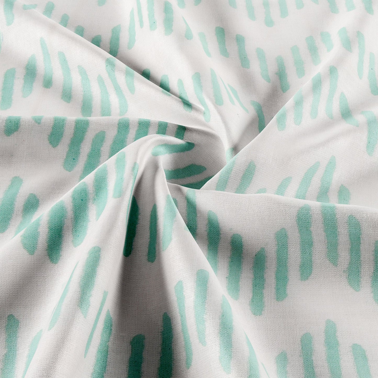 Cotton Blanket - Single Dohar ( 60 x 90 Inches) Green Pink Plant